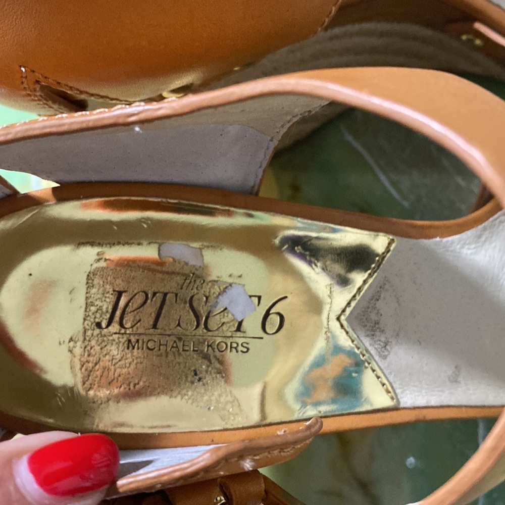 Michael Kors Jet Set “Somerly” Platform Wedge New - Picture 9 of 15